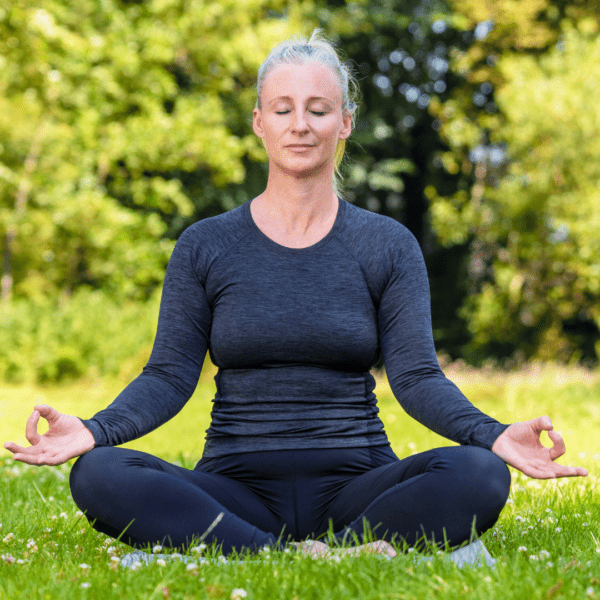 Middle Aged Woman Meditative State