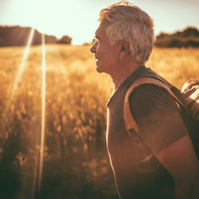 Man sunlight exposure