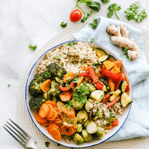 Vegetable Salad with Apples