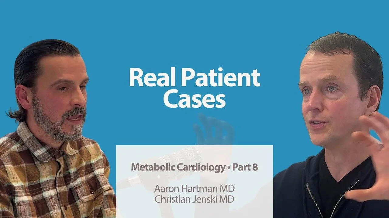 After decades of treating complex medical cases, patterns begin to emerge.

In the final episode of the Metabolic Cardiology series, Dr. Aaron Hartman and Dr. Christian Jenski share real patient stories that illustrate how cardiovascular risk develops &mdash; and how it can sometimes be improved when the underlying causes are addressed.

These cases include patients dealing with stroke risk, elevated homocysteine, toxic exposures, hormone imbalances, and other factors that contribute to vascular damage.

The stories highlight how cardiovascular disease rarely comes from a single cause. Instead, it develops through layers of metabolic stress that accumulate over time.

By identifying these drivers &mdash; from nutrient deficiencies to environmental toxins &mdash; clinicians can often intervene earlier and improve long-term outcomes.



This episode brings the entire series together by showing how metabolic cardiology moves beyond theory and into real-world patient care.



---

Chapters

00:00 &mdash; Why Patient Stories Matter
02:00 &mdash; Stroke Risk and Homocysteine
05:30 &mdash; Nutrient Deficiencies and Vascular Health
09:00 &mdash; Environmental Toxins and Cardiovascular Disease
13:00 &mdash; Hormones and Cardiovascular Risk
17:00 &mdash; A Case of Severe Coronary Disease
22:00 &mdash; When Standard Testing Misses the Problem
26:00 &mdash; Fighting for the Right Diagnostic Tests
30:00 &mdash; What These Cases Teach About Prevention

---

Next Step

Explore the full series playlist: https://www.youtube.com/playlist?list=PL1zKitZ5uAhoUqRYQS9WwRlTlX9xR7uVC


---

About Aaron Hartman, MD

Aaron Hartman, MD is a triple-board-certified physician, bestselling author of UnCURABLE: From Hopeless Diagnosis to Defying All Odds, and founder of Richmond Integrative & Functional Medicine. Dr. Hartman is known as the champion of the medically abandoned&mdash;helping people once labeled &ldquo;uncurable&rdquo; find REAL health and hope through the body&rsquo;s natural ability to heal and repair.

AaronHartmanMD.com