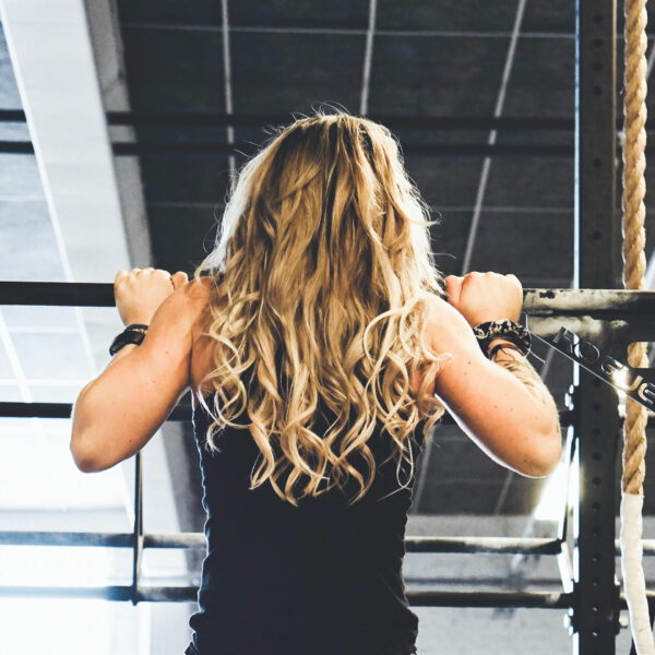 Woman Doing Pullup