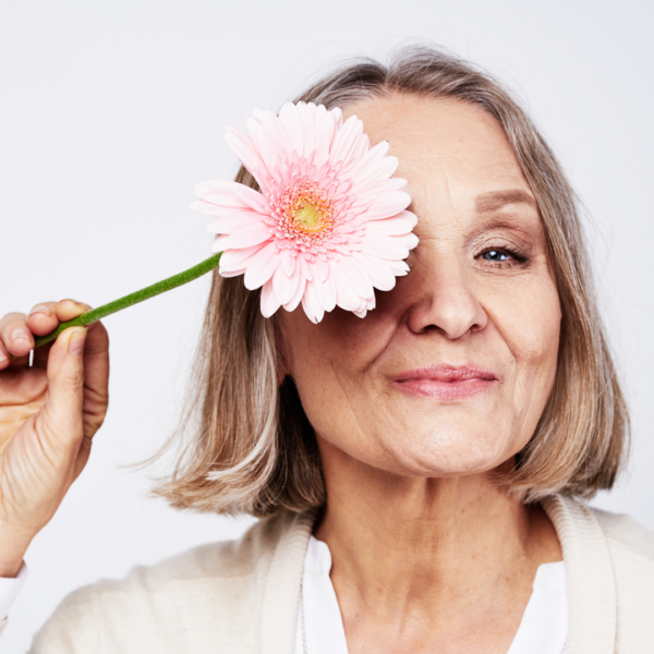 Woman menopause relax