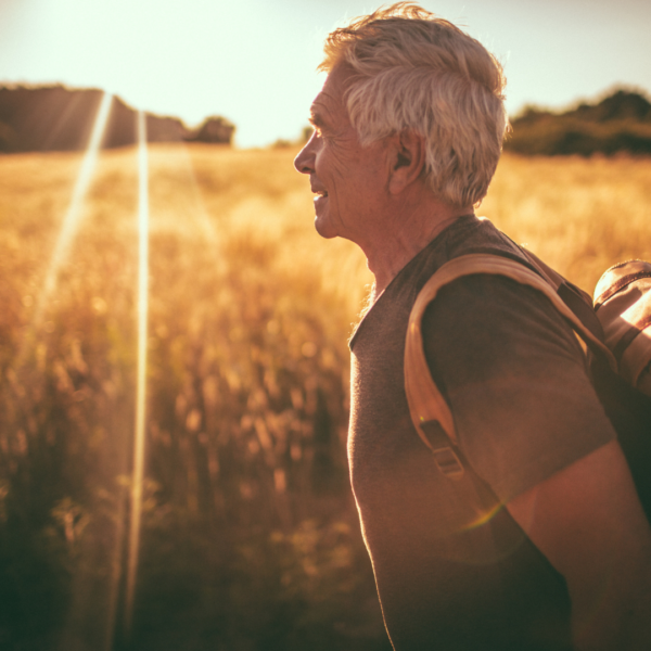 Man sunlight exposure