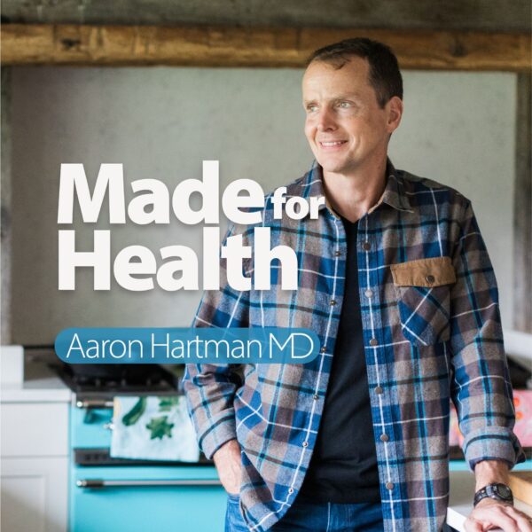Made for Health Cover Image: Aaron Hartman MD in his kitchen