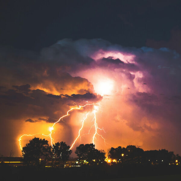 Colorful Lightning Storm