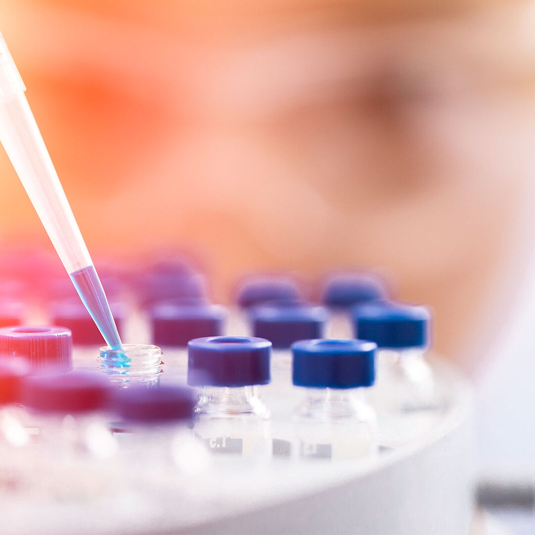 Female chemist at work in laboratory